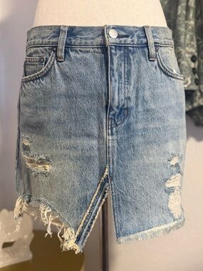 NWT Free People/We The Free Distressed Denim Mini sz 29